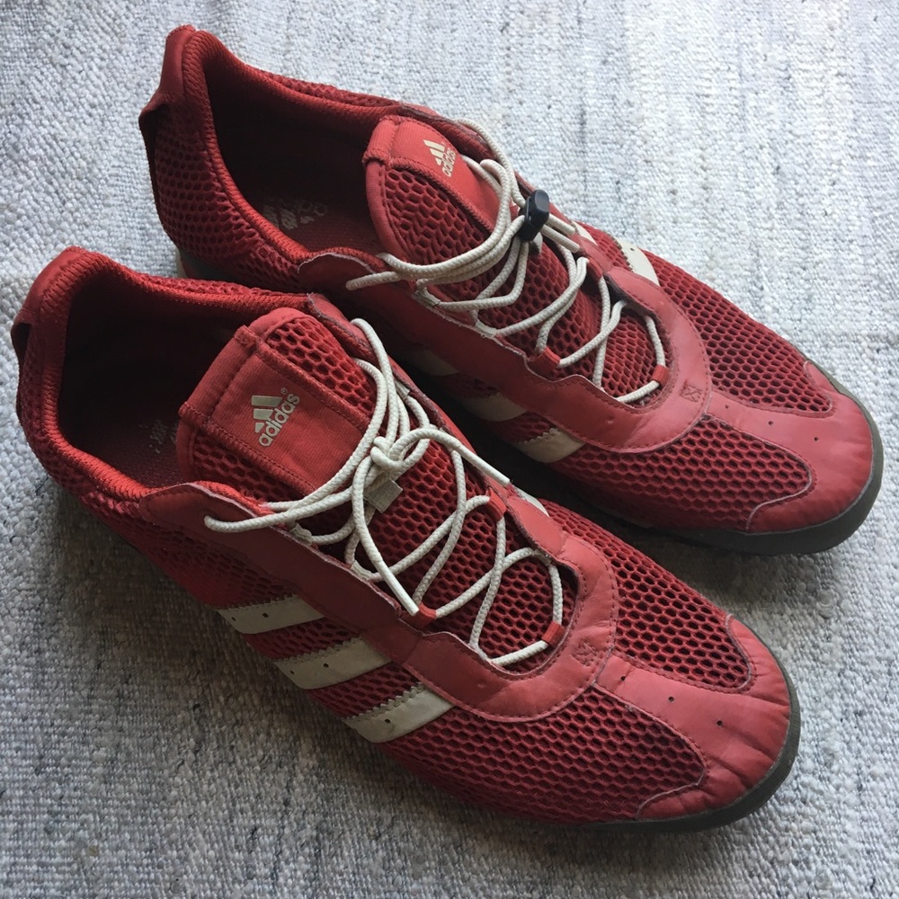 Adidas Red Daroga Sneakers Size 14